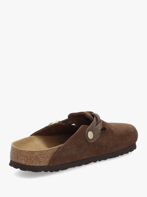 BIR BOSTON BRAIDED - Brown Suede
