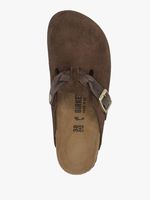 BIR BOSTON BRAIDED - Brown Suede