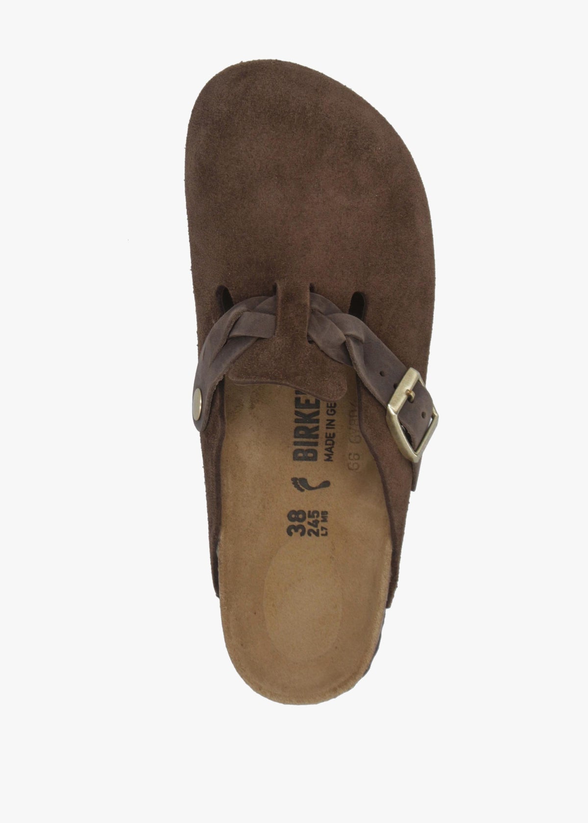 BIR BOSTON BRAIDED - Brown Suede