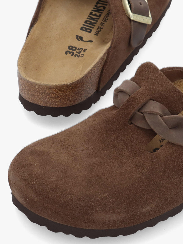 BIR BOSTON BRAIDED - Brown Suede