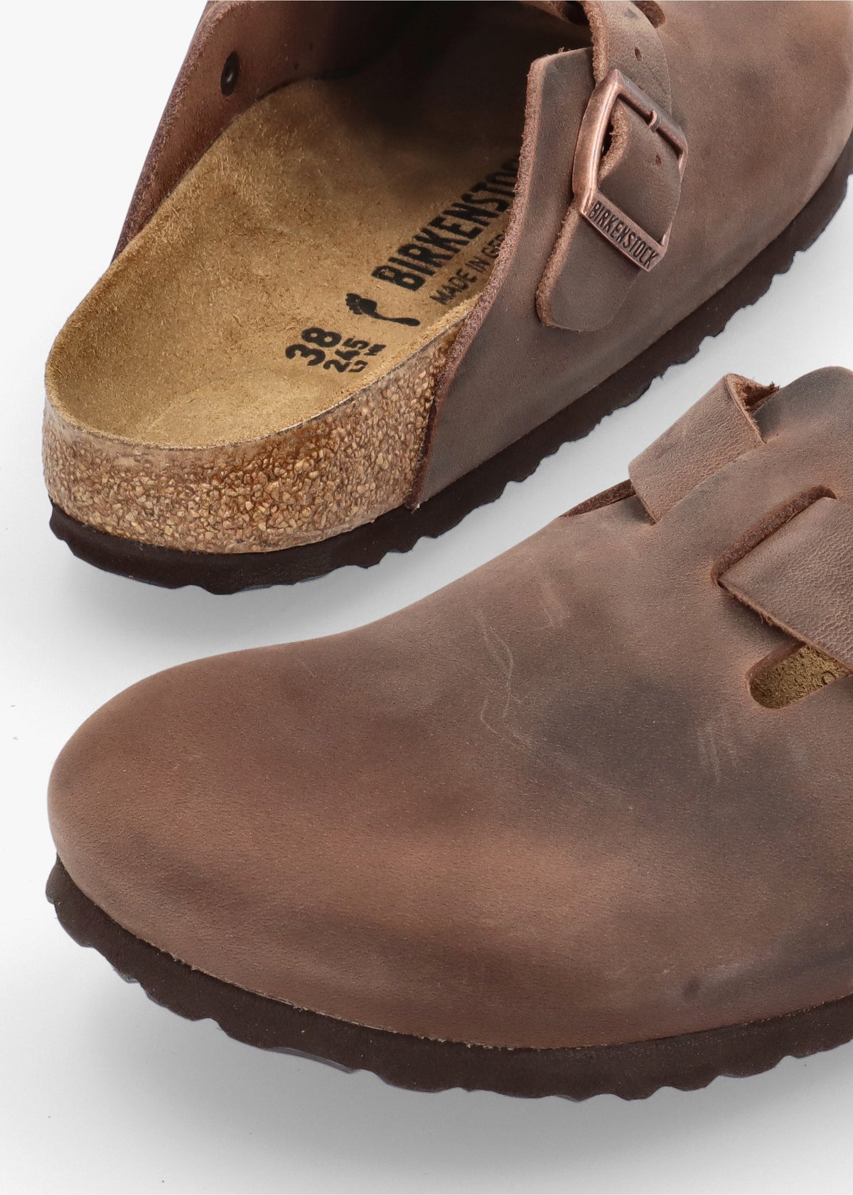 Boston Habana Natural Oiled Leather Clogs
