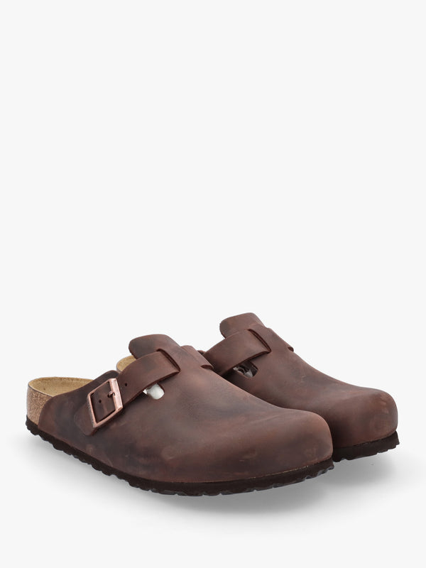 Men's Boston Habana Natural Oiled Leather Clogs