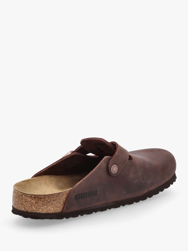 Men's Boston Habana Natural Oiled Leather Clogs