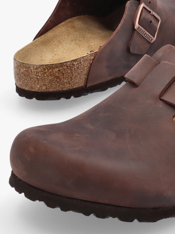 Men's Boston Habana Natural Oiled Leather Clogs