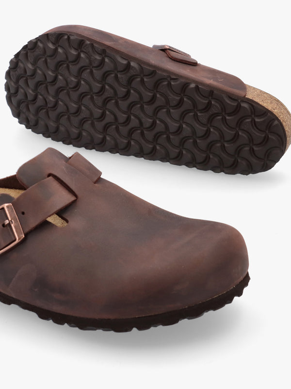Men's Boston Habana Natural Oiled Leather Clogs