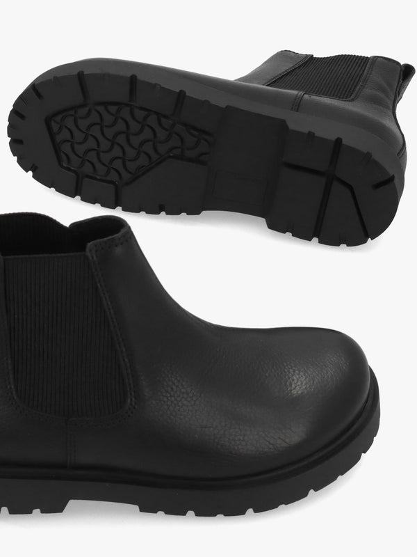 Women’s Highwood Black Leather Chelsea Boots