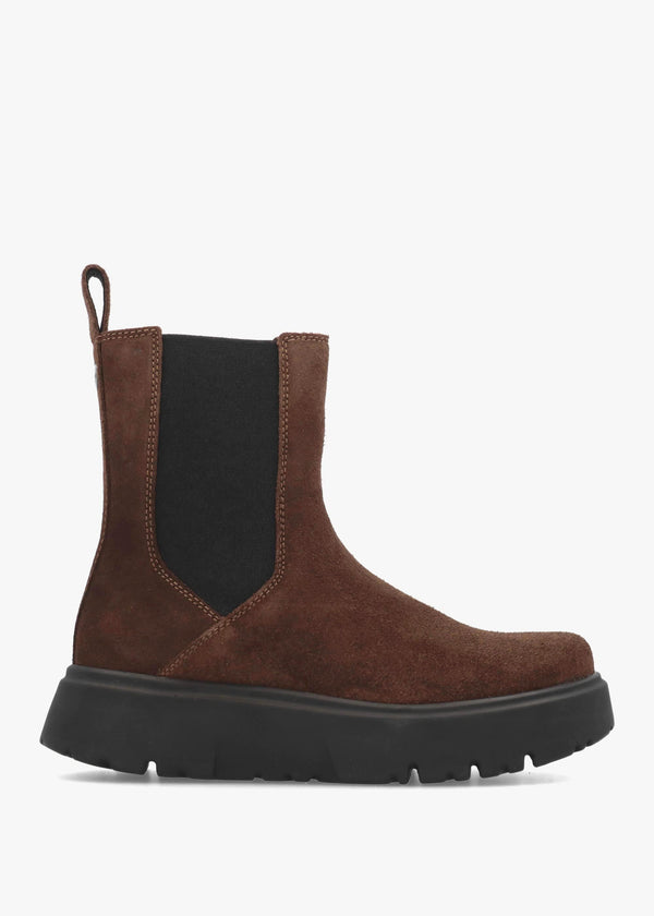 Birkenstock Theda Carafe Suede Chelsea Boots