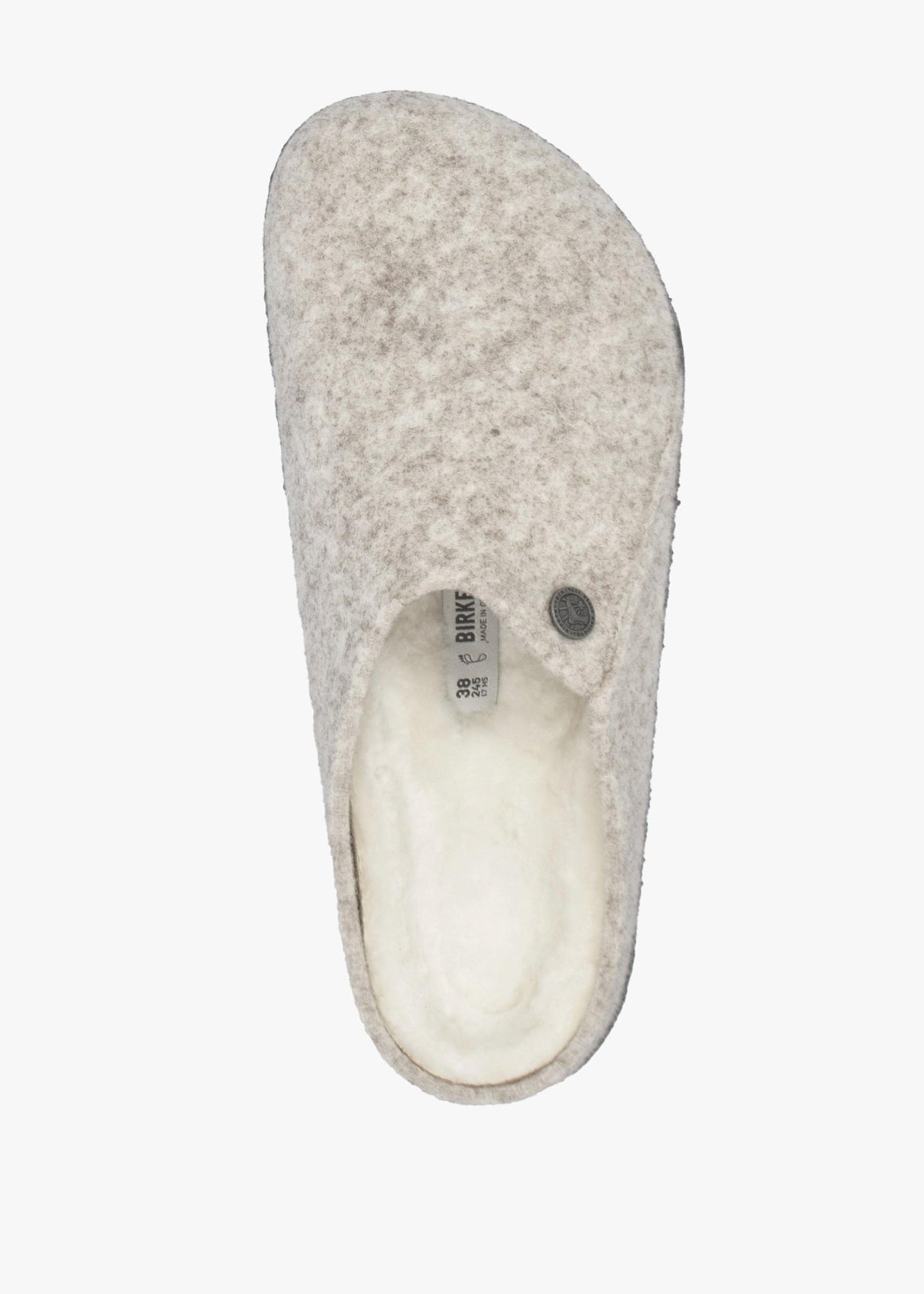 Women’s Zermatt Rivet Shearling Eggshell Slippers