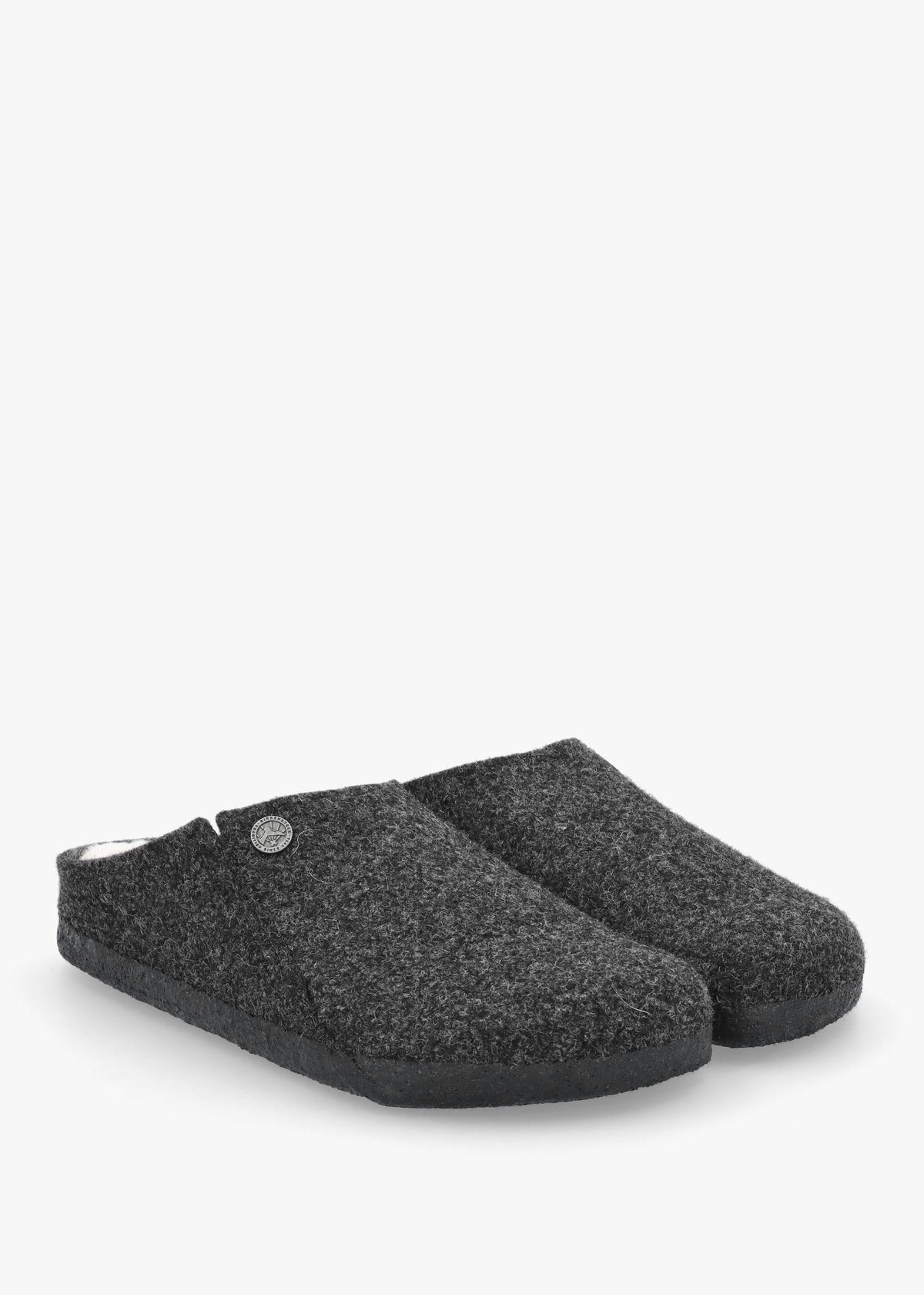 Women’s Zermatt Rivet Shearling Anthracite Slippers