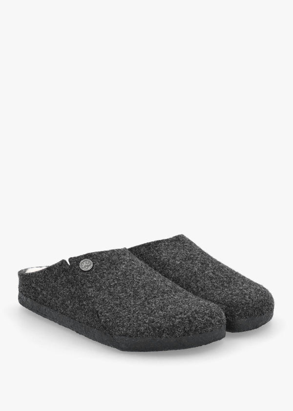 Women’s Zermatt Rivet Shearling Anthracite Slippers