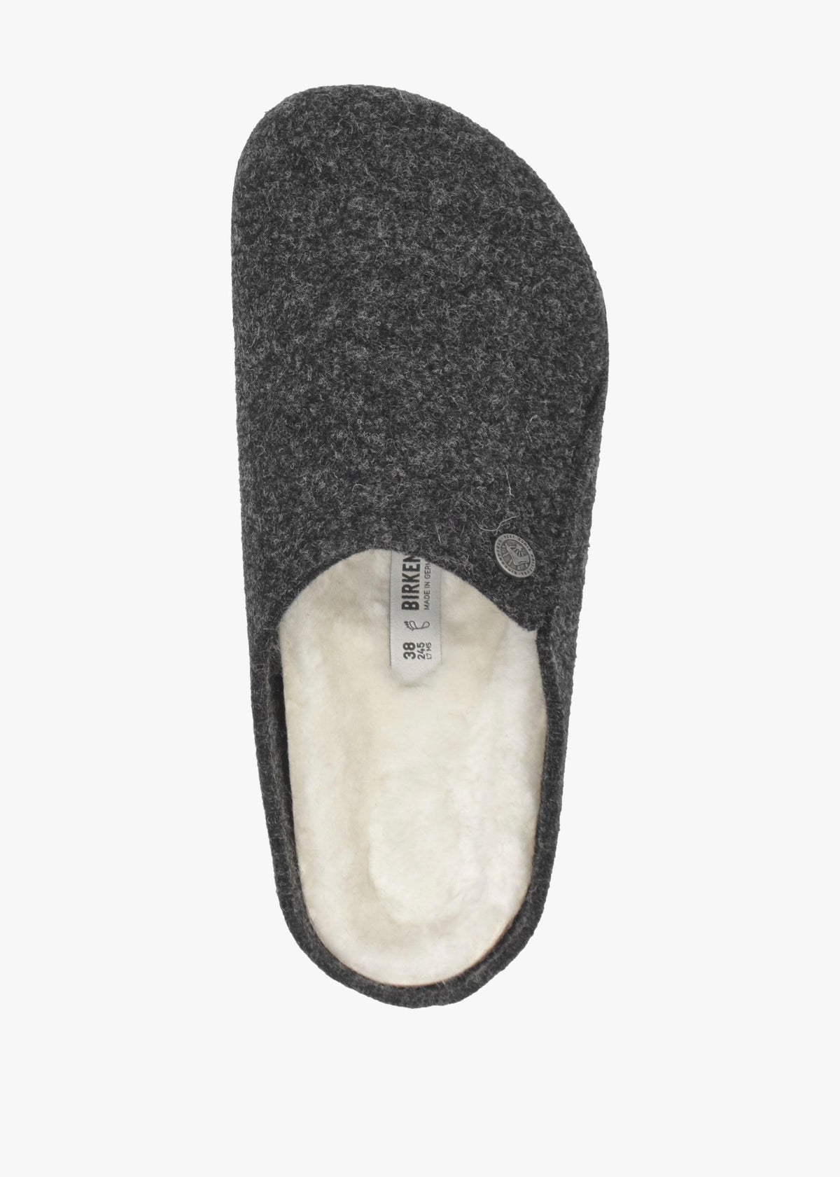 Women’s Zermatt Rivet Shearling Anthracite Slippers