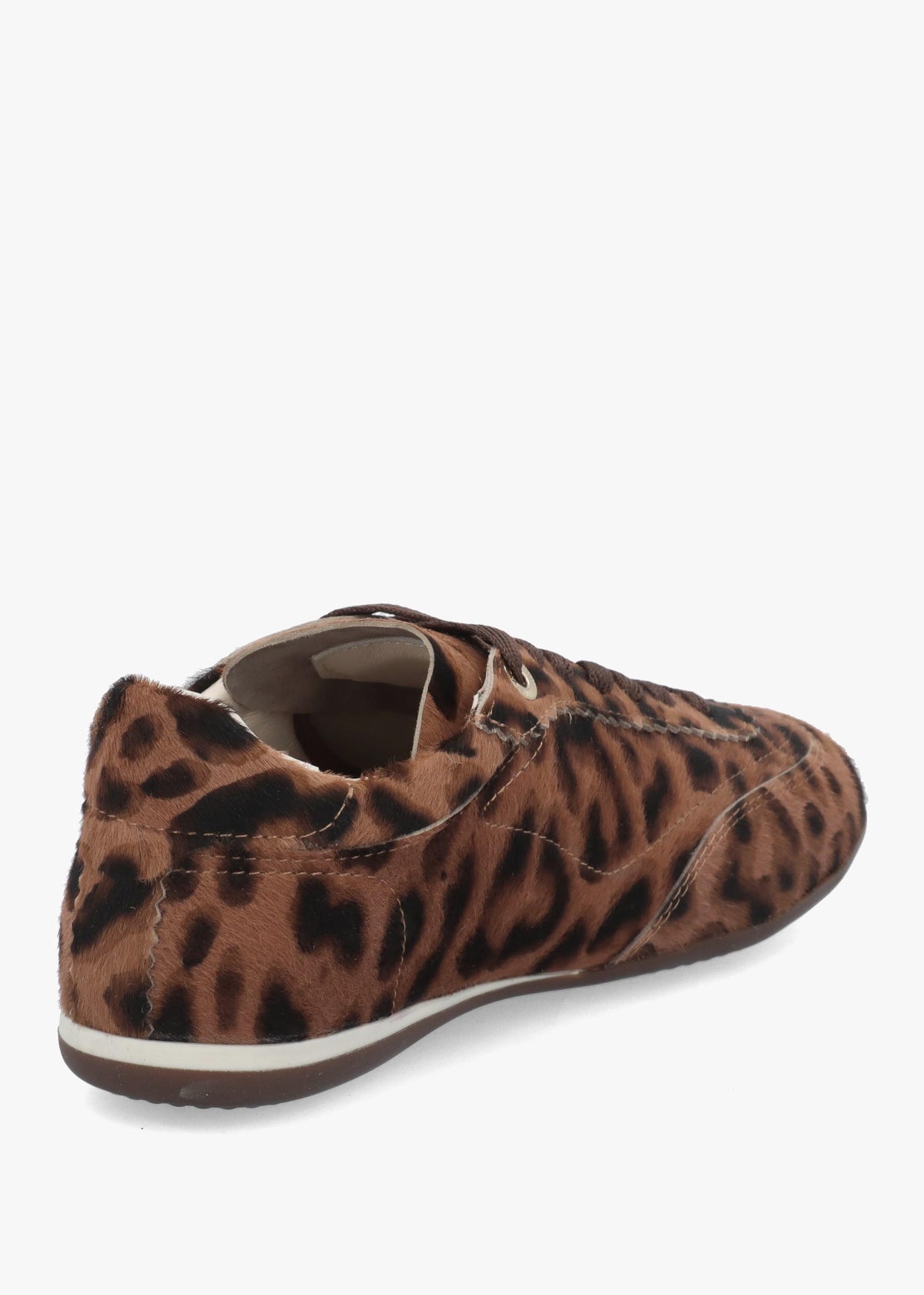 Bronx PARK-ERR Leopard Calf Hair Low Profile Trainers