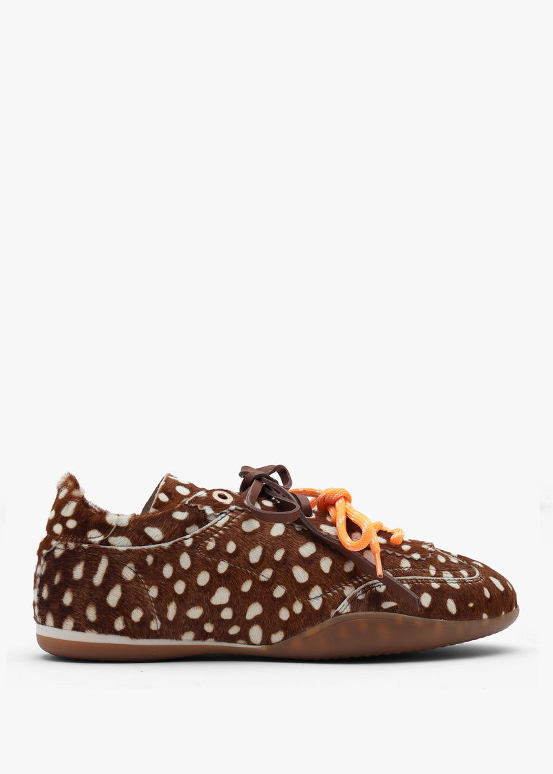 BRONX PARK-ERR Bambi Calf Hair Low Profile Trainers