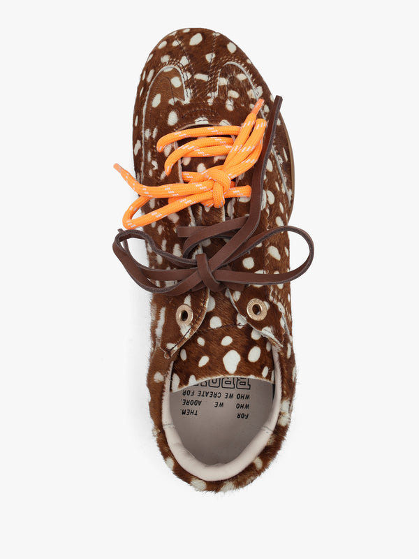 BRONX PARK-ERR Bambi Calf Hair Low Profile Trainers