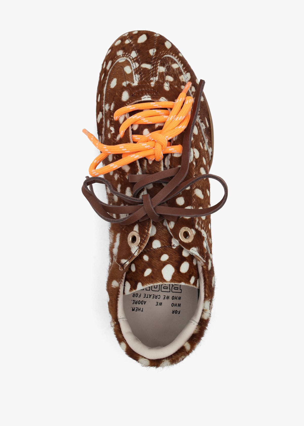 BRONX PARK-ERR Bambi Calf Hair Low Profile Trainers
