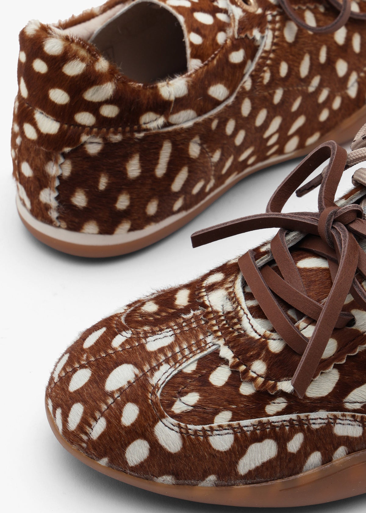 BRONX PARK-ERR Bambi Calf Hair Low Profile Trainers