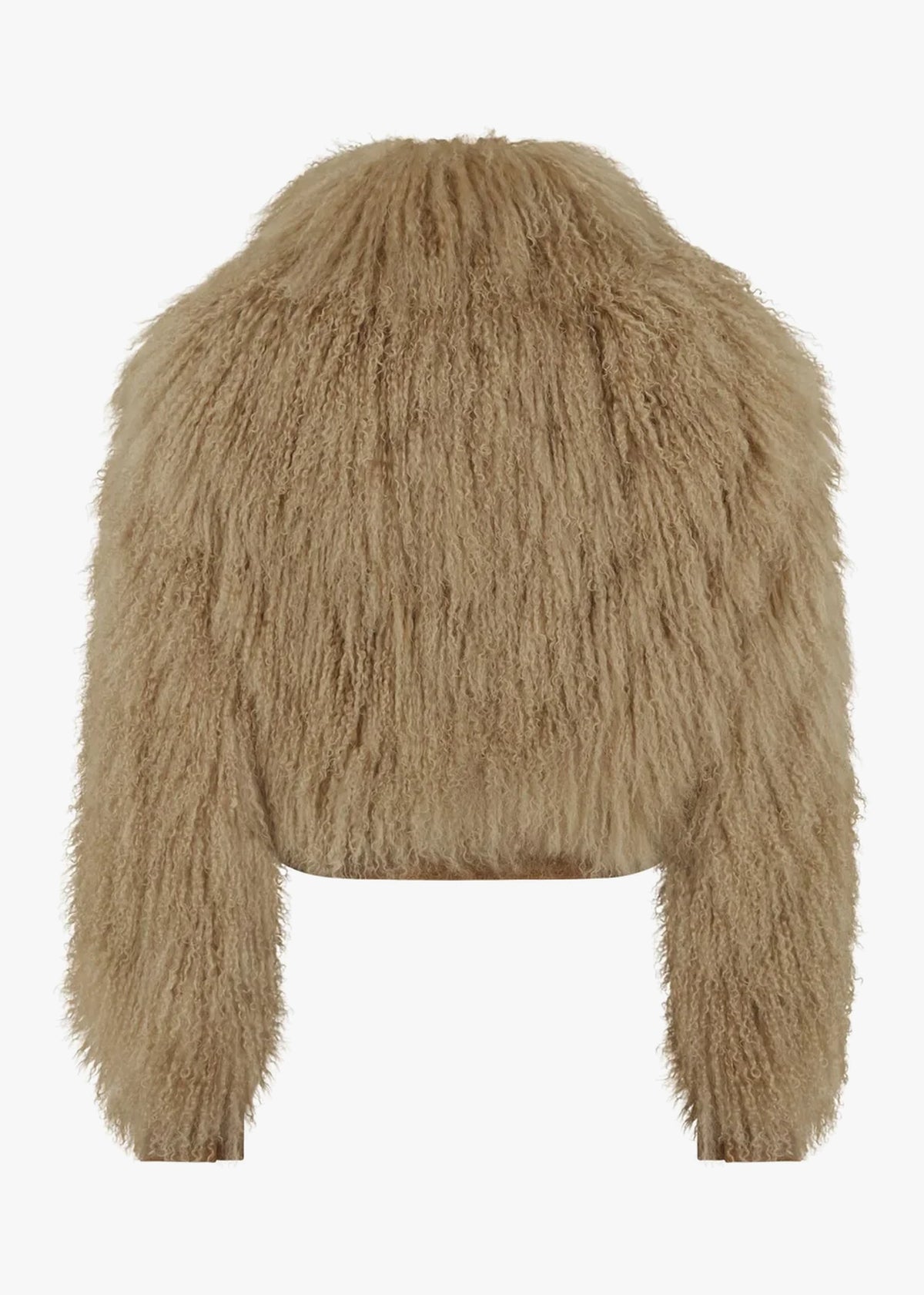 Bambi Biscuit Mongolian Lambswool Jacket