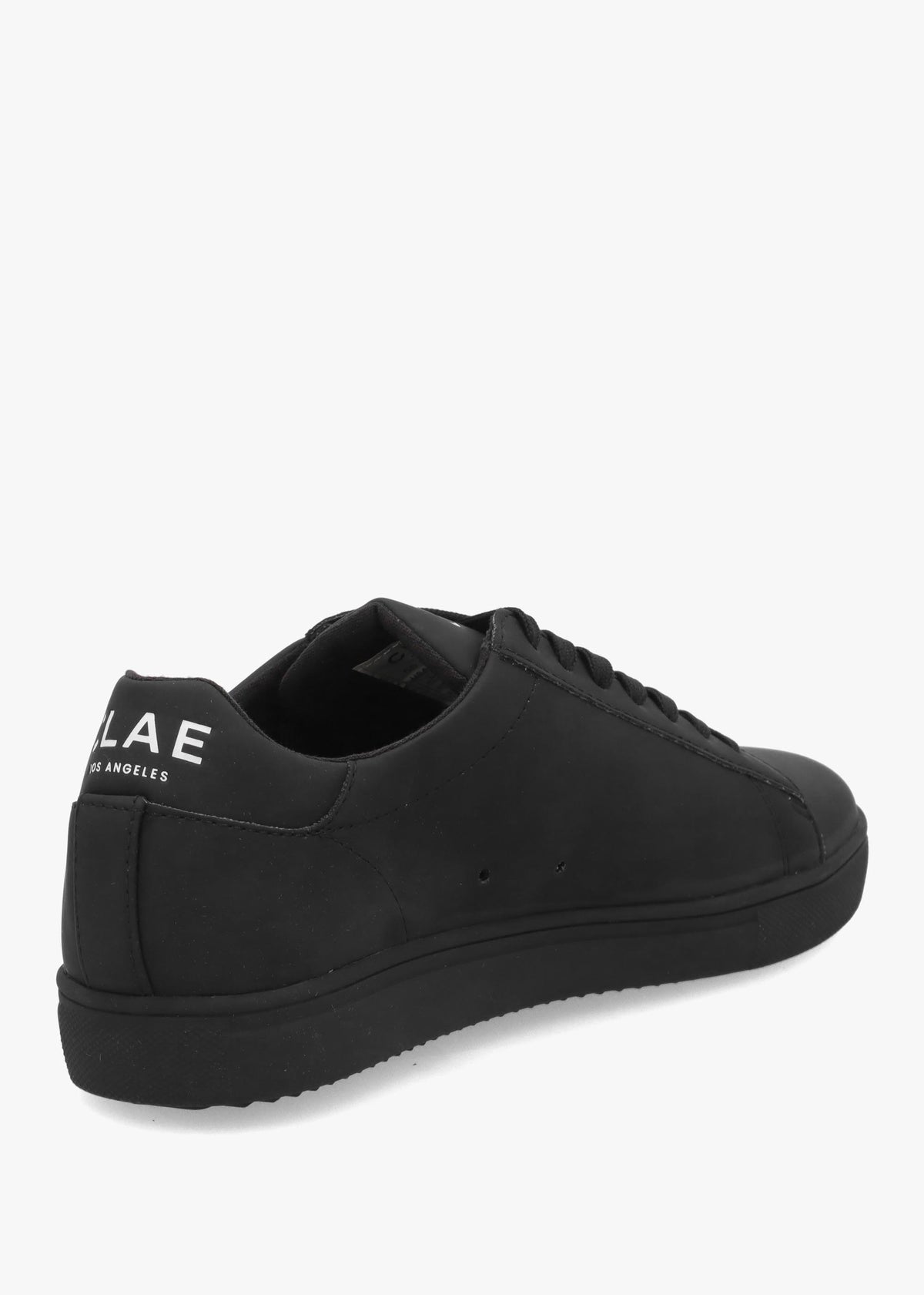 Clae Unisex Bradley Apple Triple Black Leather Trainers