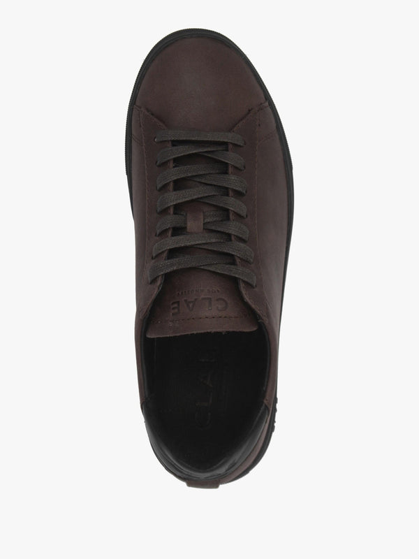 Clae Women's Bradley Demitasse Black Leather Trainers