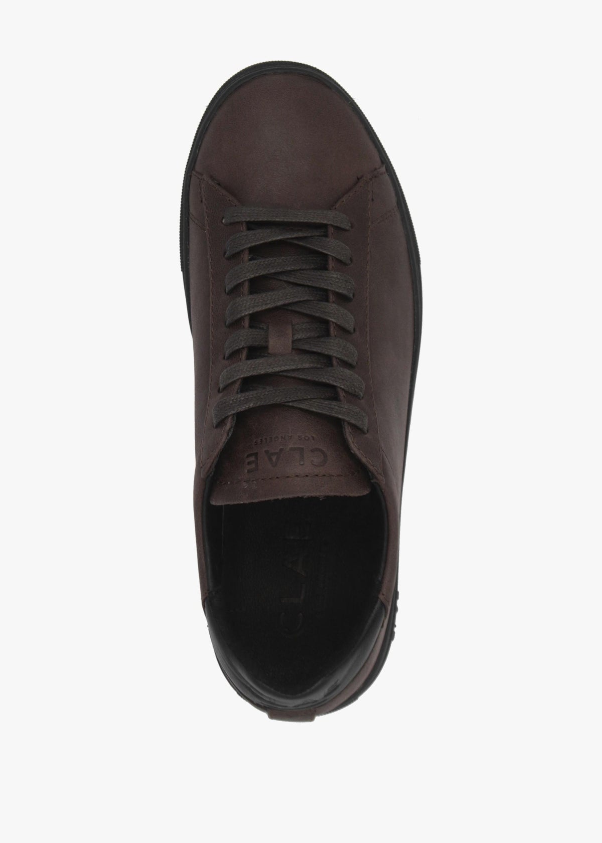 Clae Women's Bradley Demitasse Black Leather Trainers