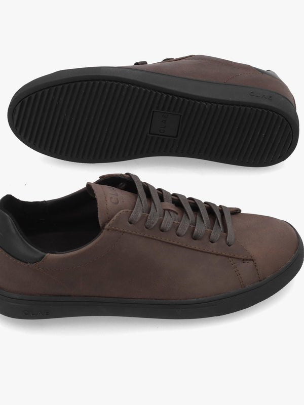 Clae Women's Bradley Demitasse Black Leather Trainers
