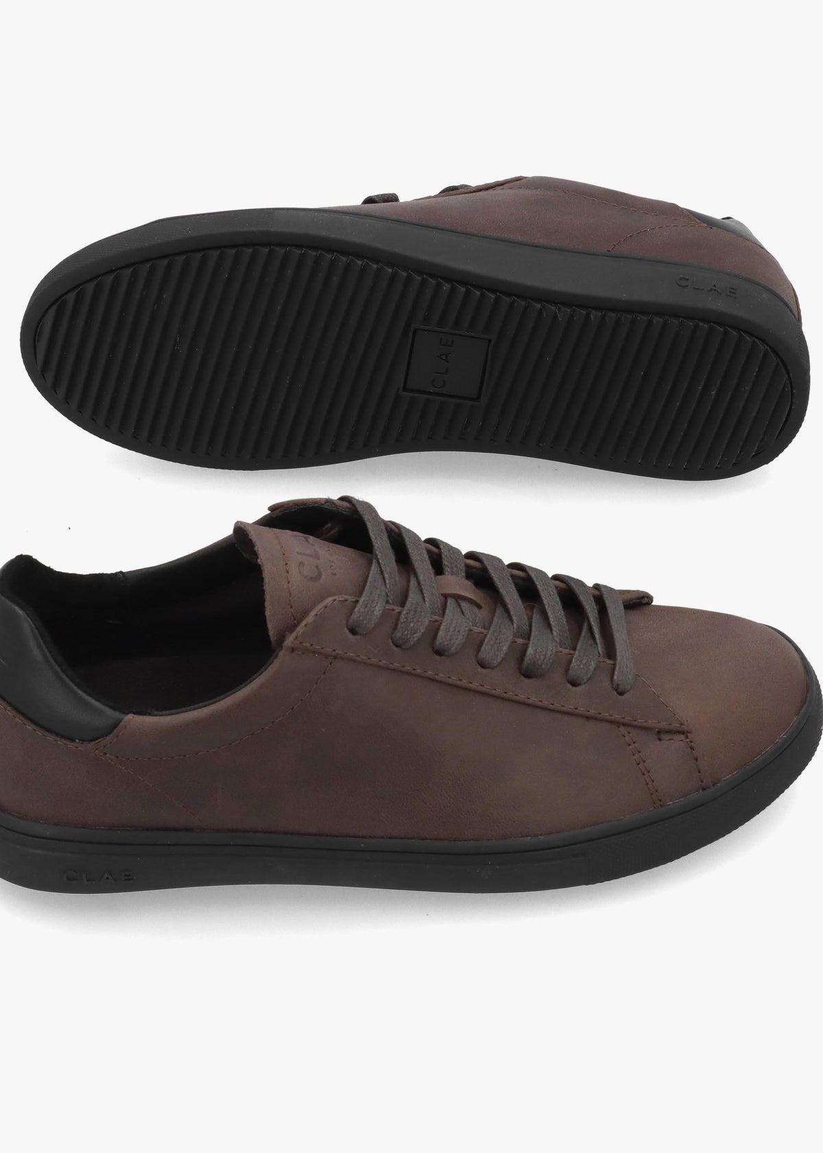 Clae Women's Bradley Demitasse Black Leather Trainers