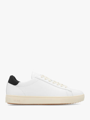 Clae Unisex Bradley Essentials White Leather Trainers