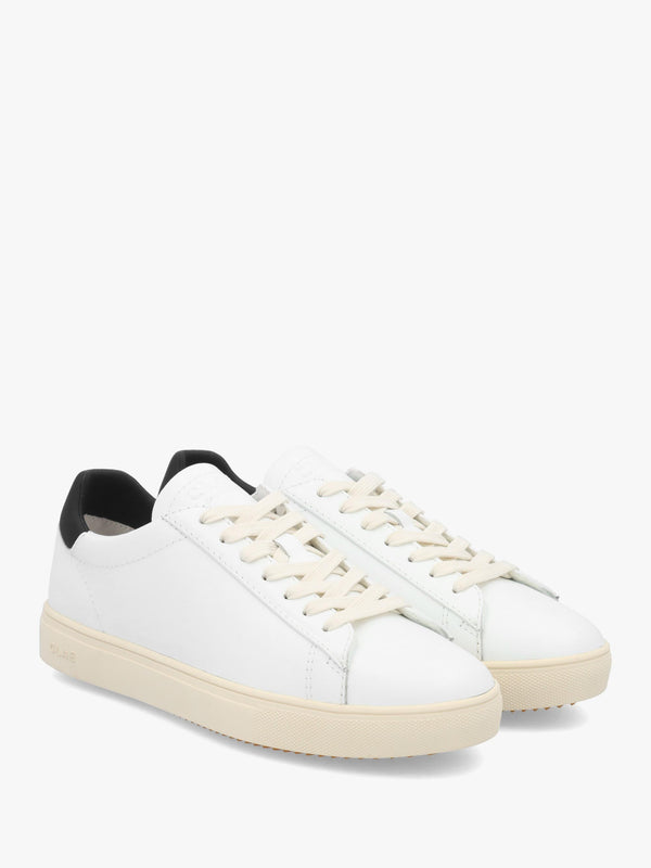 Clae Unisex Bradley Essentials White Leather Trainers