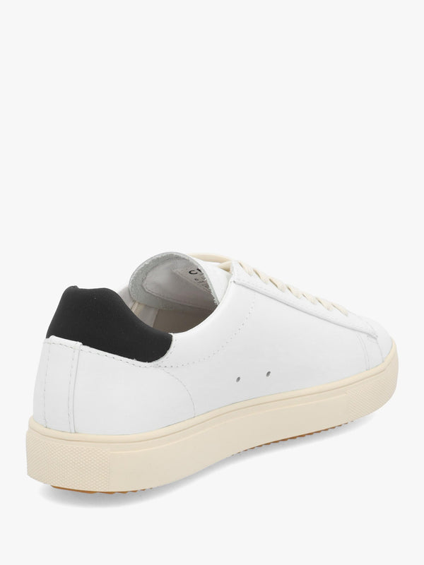 Clae Unisex Bradley Essentials White Leather Trainers