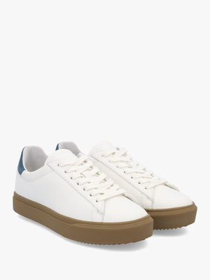 Clae Women’s Bradley Venice White Leather Denim Trainers