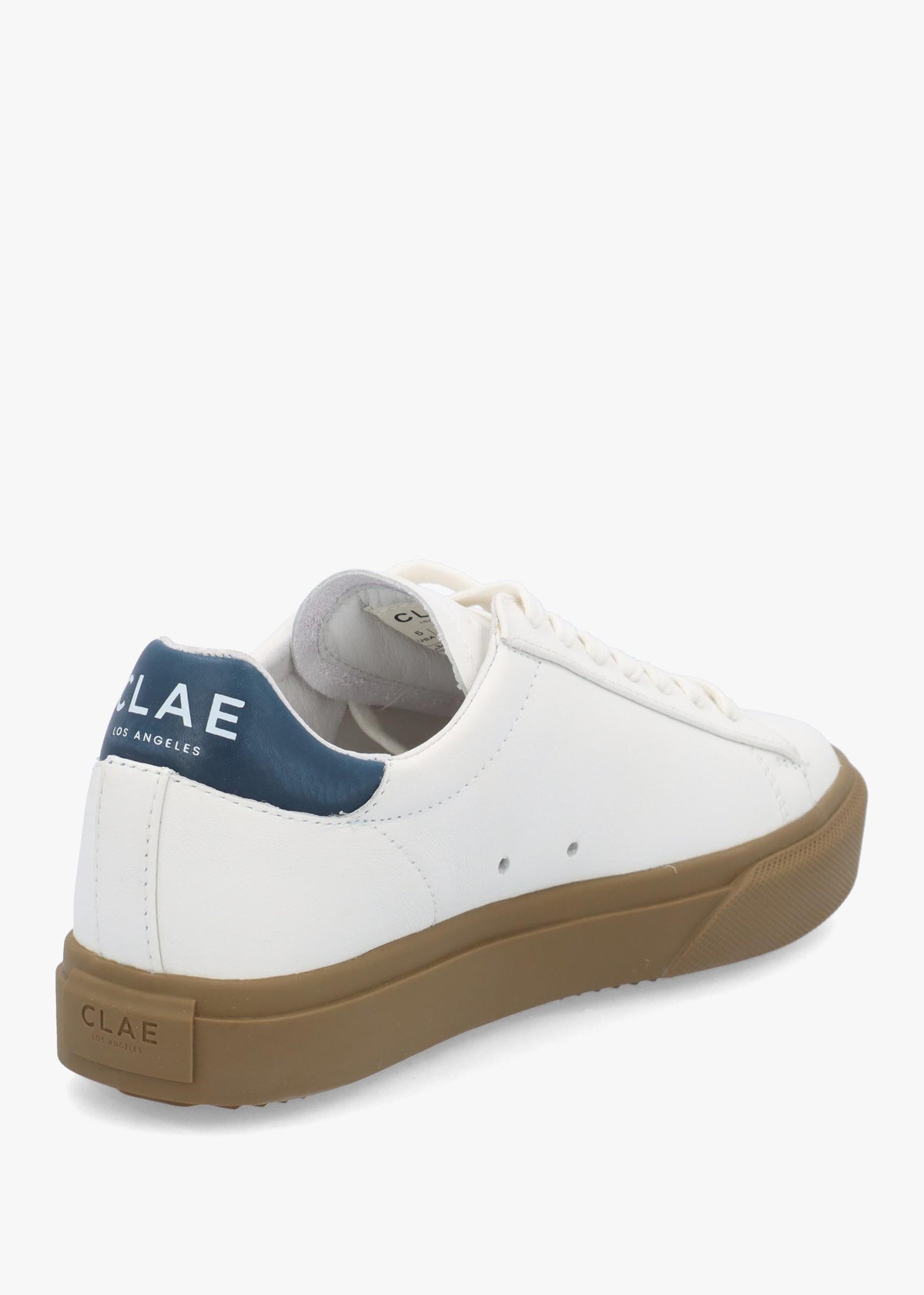 Clae Women’s Bradley Venice White Leather Denim Trainers