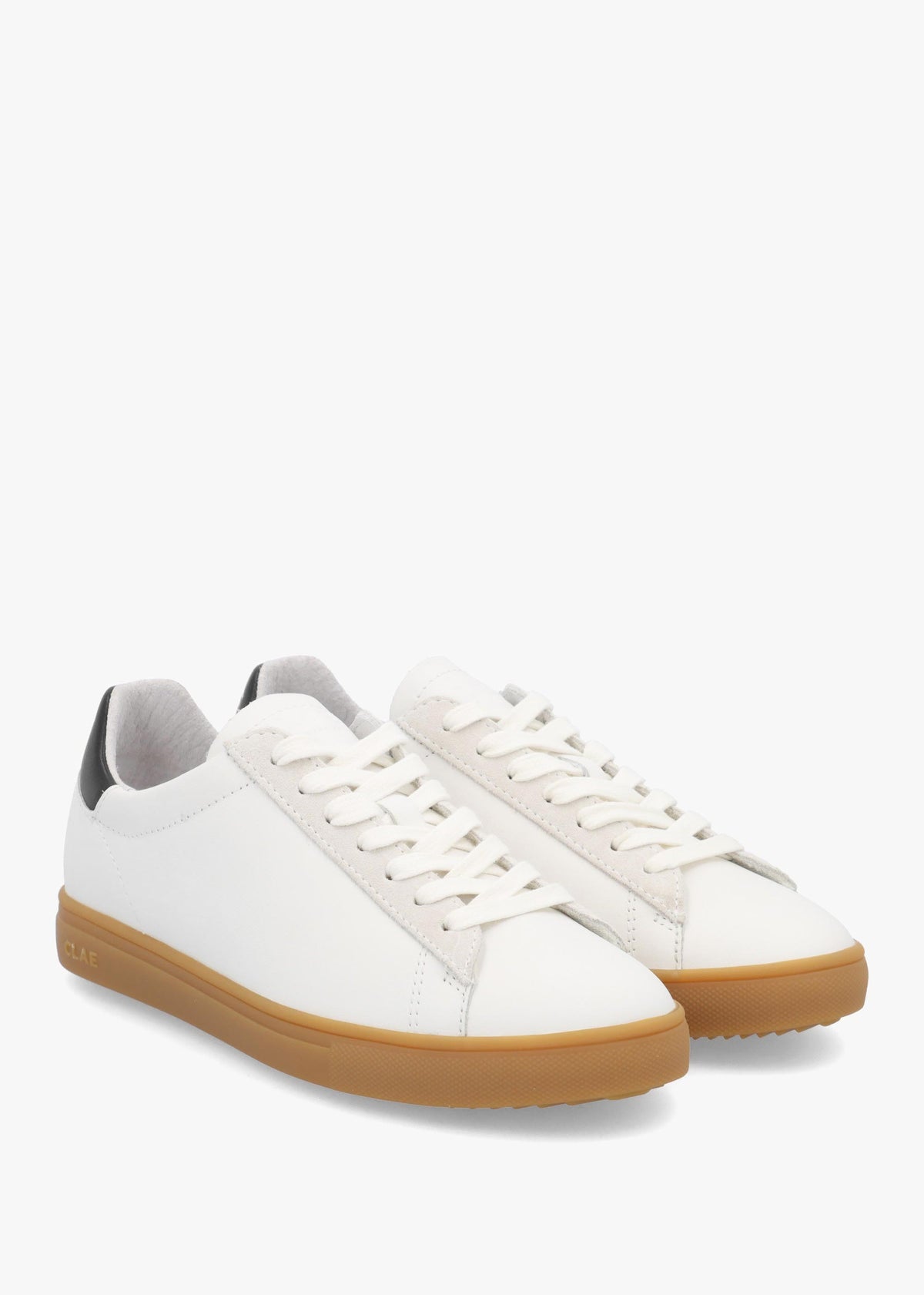 Clae Unisex Bradley White Black Lite Gum Trainers