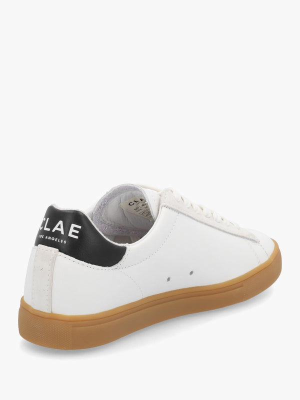 Clae Unisex Bradley White Black Lite Gum Trainers