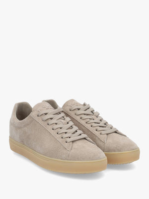 Clae Unisex Bradley Cashmere Light Natural Gum Suede Trainers