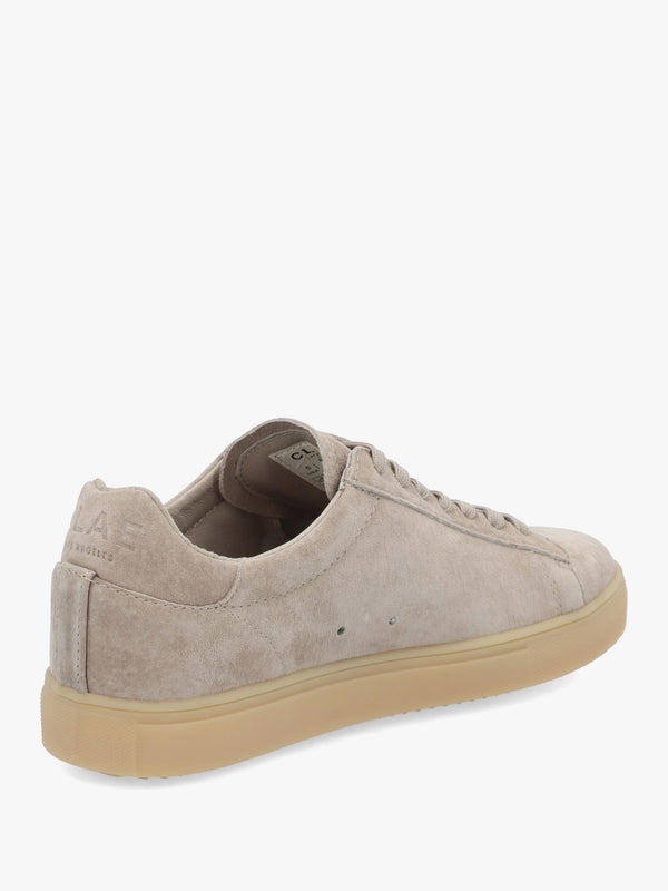 Clae Unisex Bradley Cashmere Light Natural Gum Suede Trainers