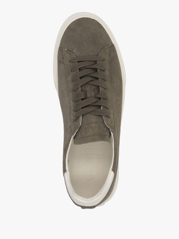 Clae Women’s Bradley Premium Olive Night Trainers