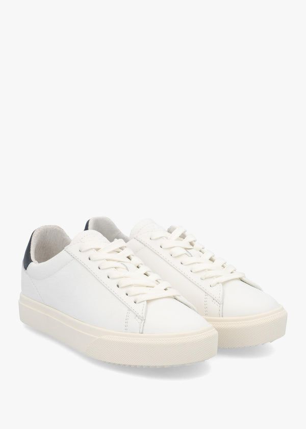 Clae Women’s Bradley Premium White Navy Trainers