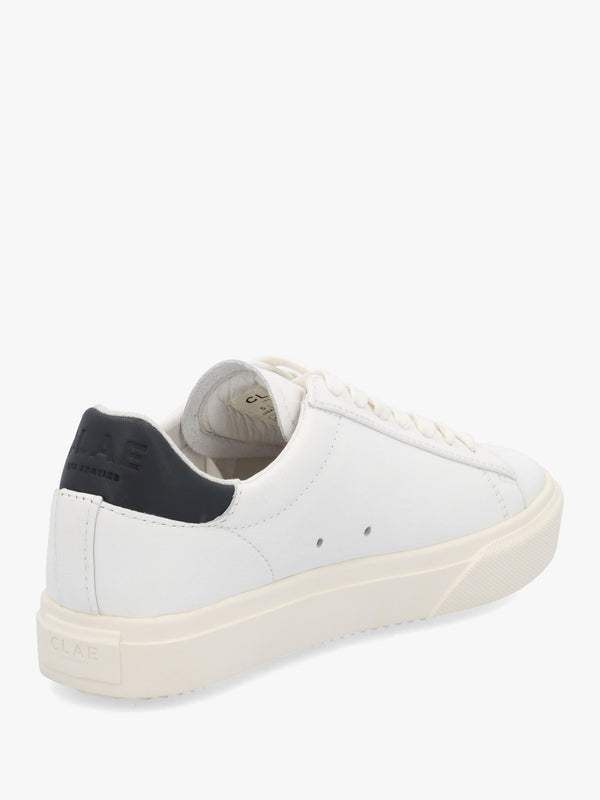 Clae Women’s Bradley Premium White Navy Trainers