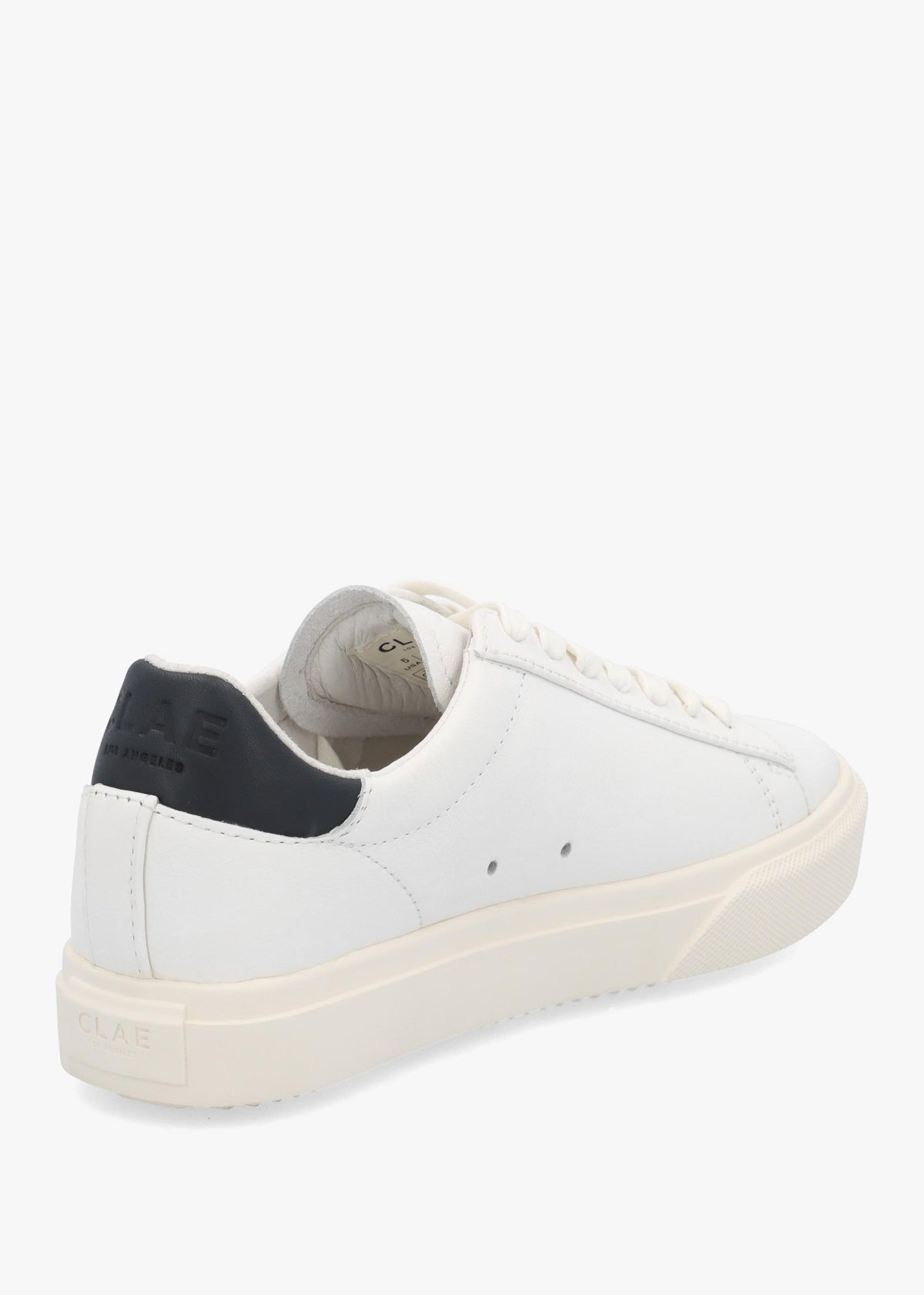 Clae Women’s Bradley Premium White Navy Trainers