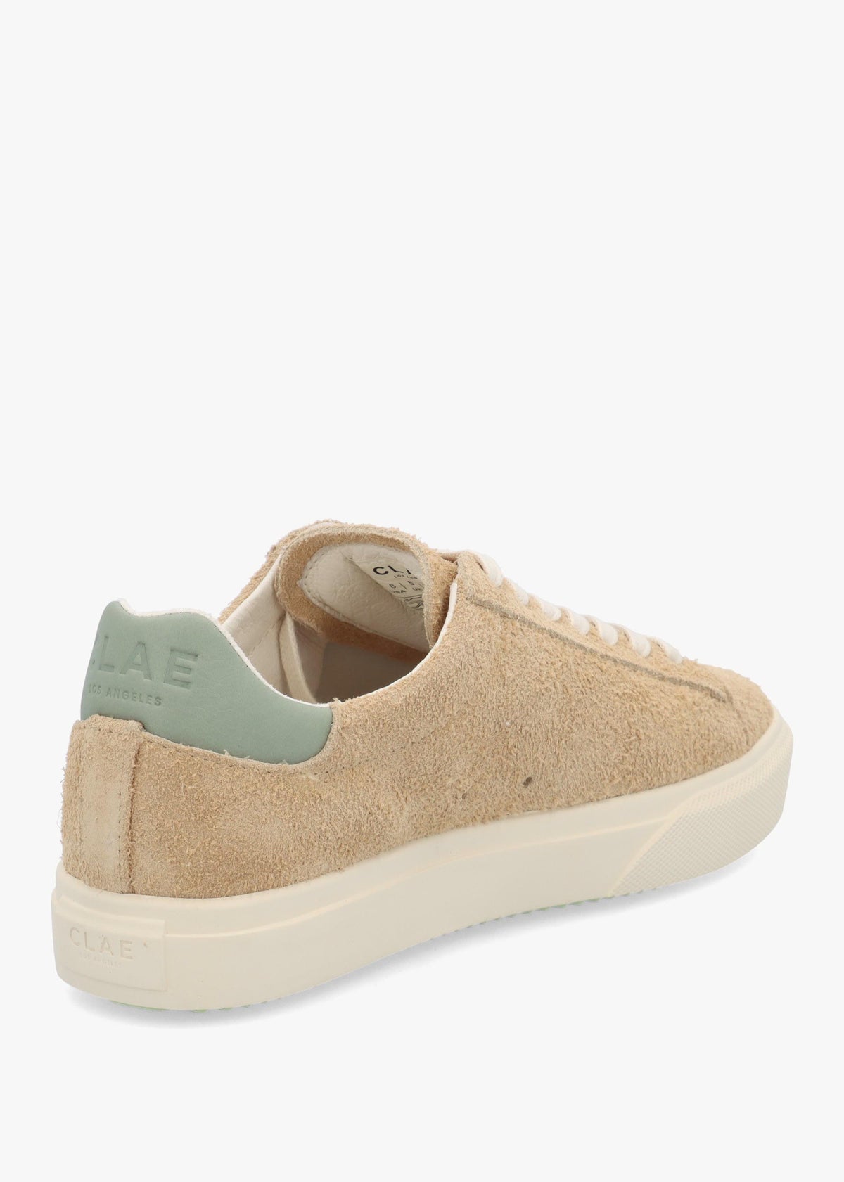 Clae Unisex Bradley Starfish Tea Hairy Suede Trainers