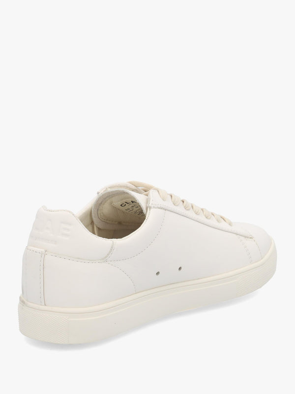 Clae Unisex Bradley Triple Off White Trainers