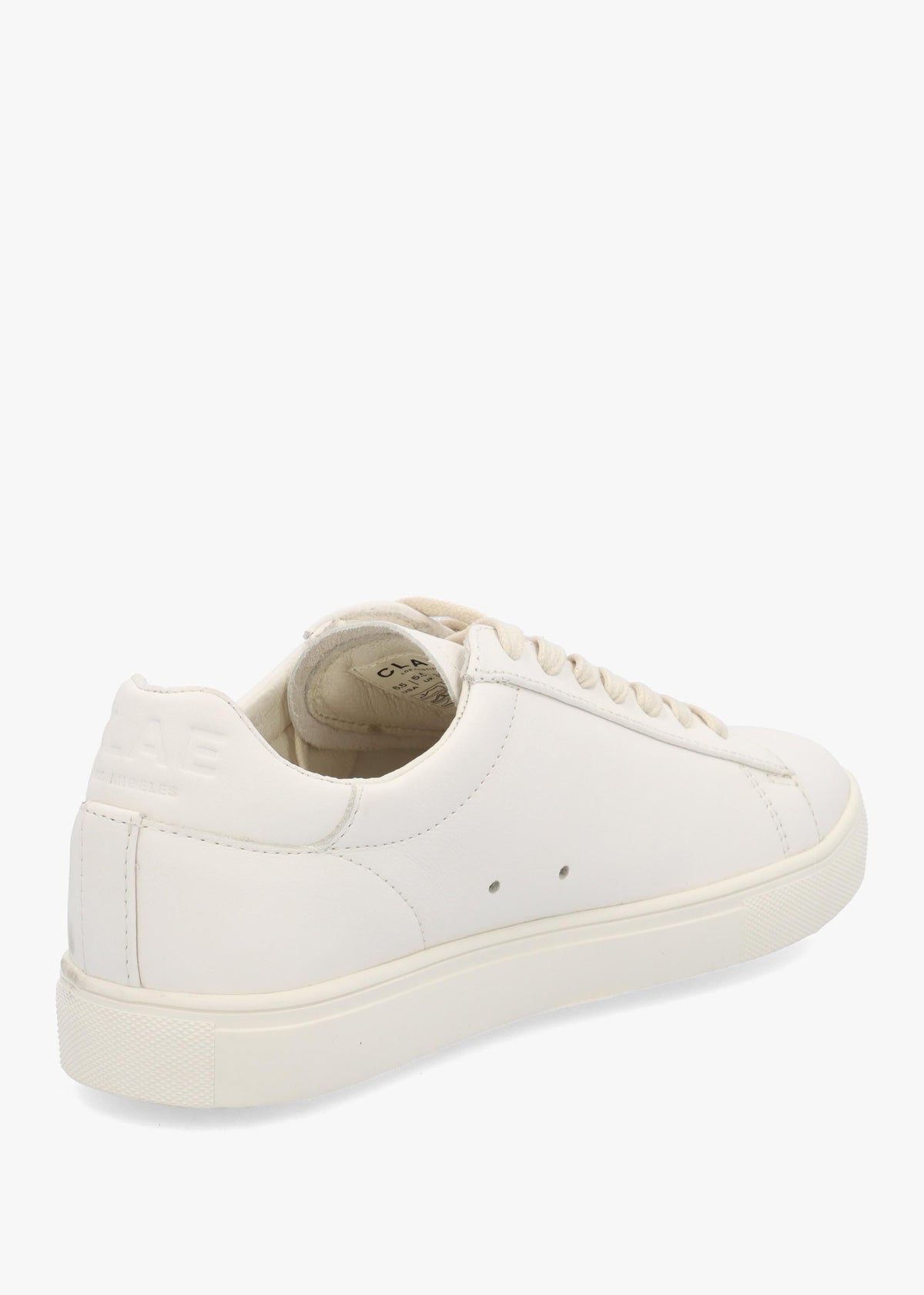 Clae Unisex Bradley Triple Off White Trainers
