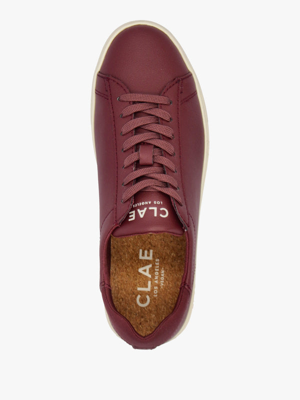 Clae Women’s Bradley Vegan Bordeaux Grape Trainers