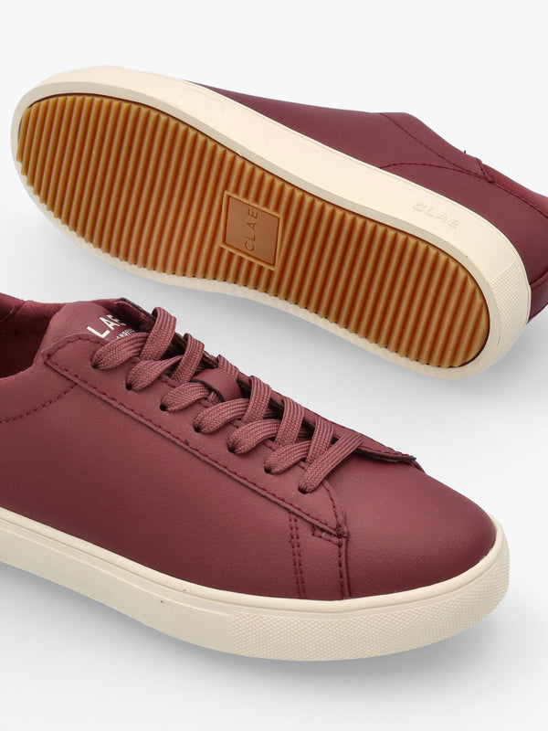 Clae Women’s Bradley Vegan Bordeaux Grape Trainers