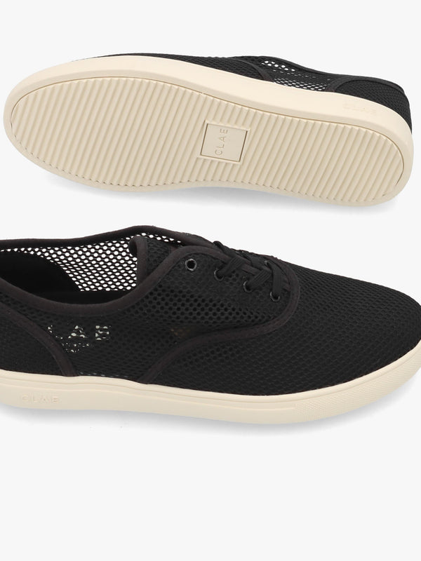 Clae Men's Bruce Knit Off Black Trainers