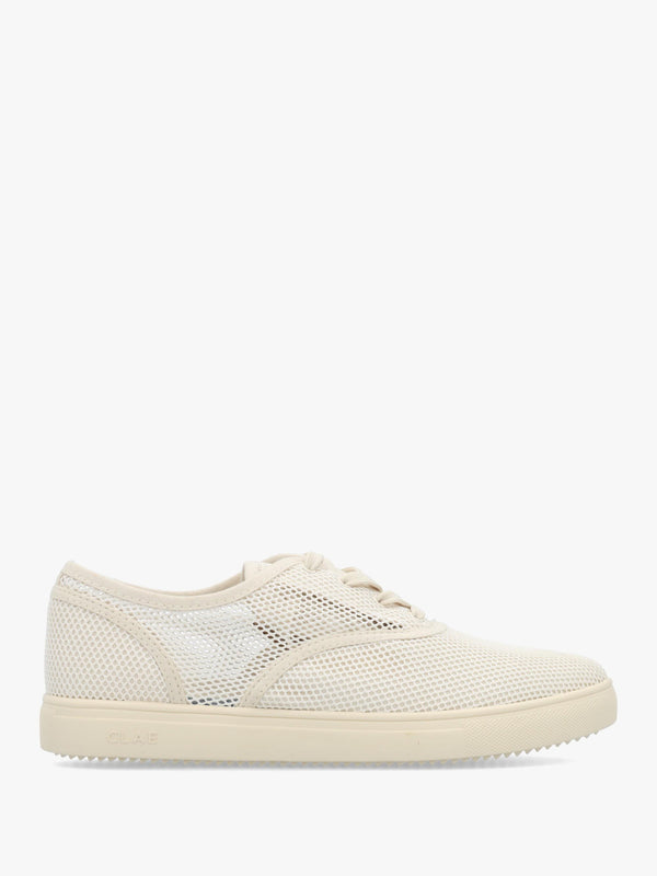 Clae Men's Bruce Knit Off White Trainers