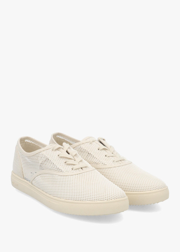 Clae Men's Bruce Knit Off White Trainers