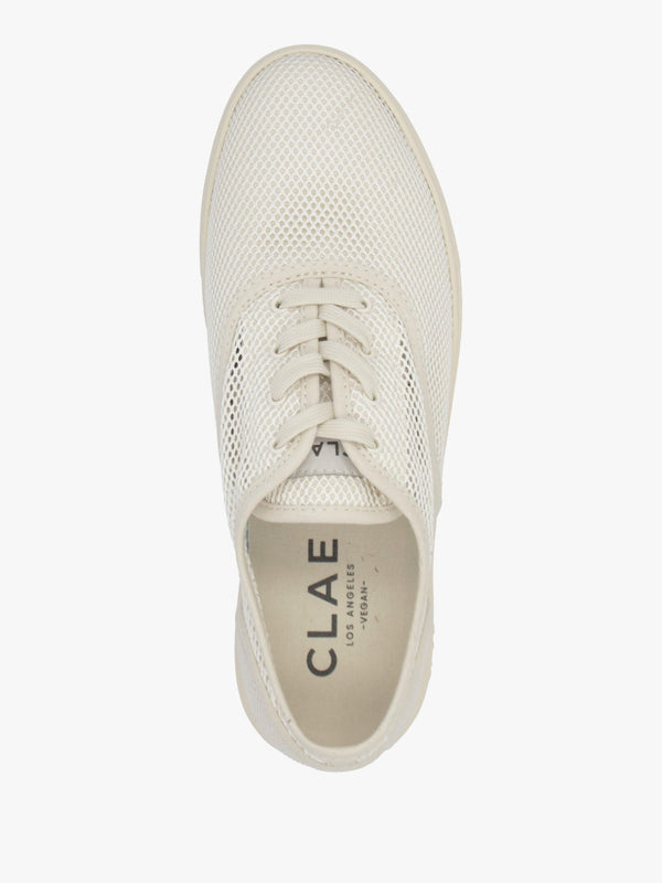 Clae Men's Bruce Knit Off White Trainers