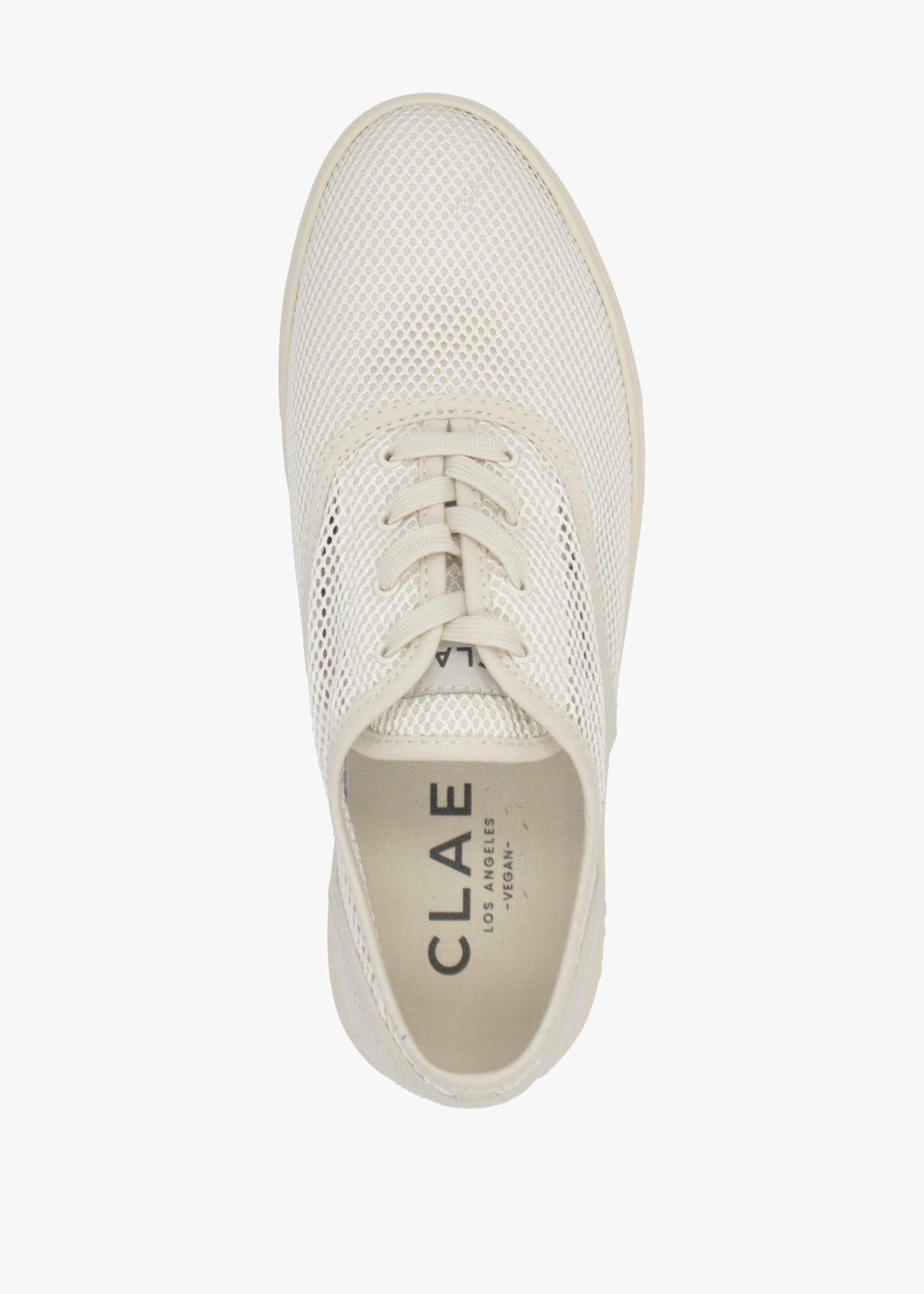 Clae Men's Bruce Knit Off White Trainers