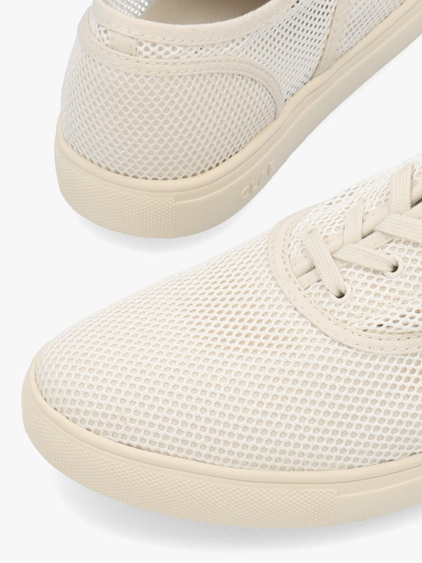 Clae Men's Bruce Knit Off White Trainers